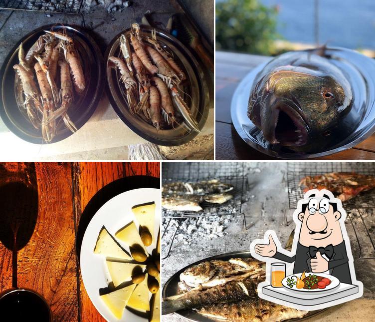 Cibo al Terasa Ciccio restaurant Nerezisca