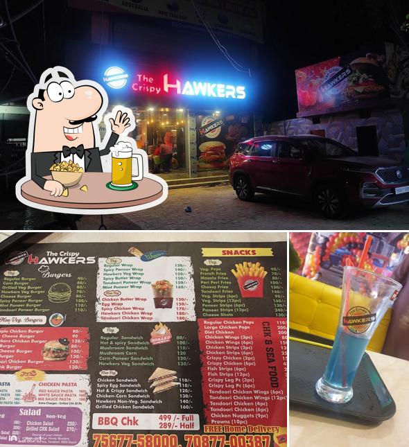 Order a glass of light or dark beer