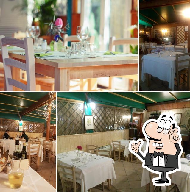 Gli interni di Trattoria La Sosta