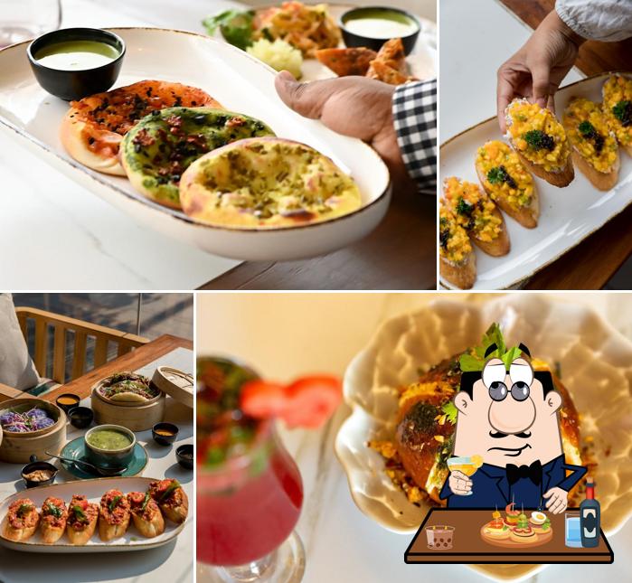 Bruschetta at Thyme & Whisk - Vegetarian Restaurant R.S Puram