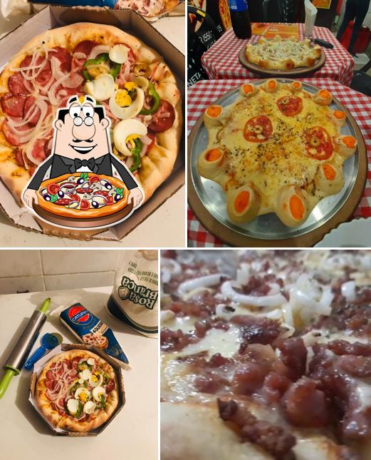 Peça pizza no Pizzaria Planeta da Pizza