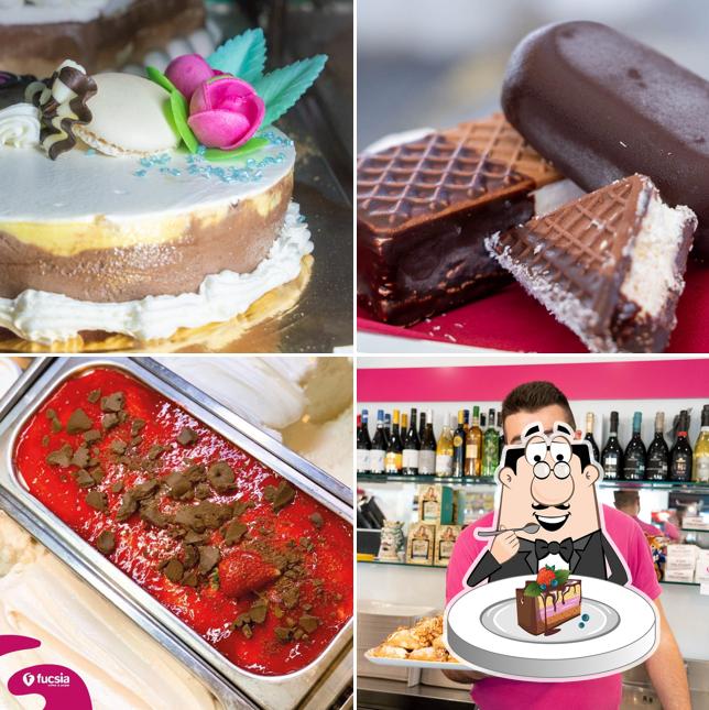 Torta al cioccolato al Bar Fucsia