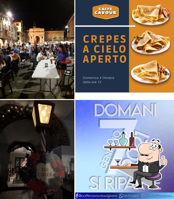 Dai un'occhiata agli interni di Caffè Cavour