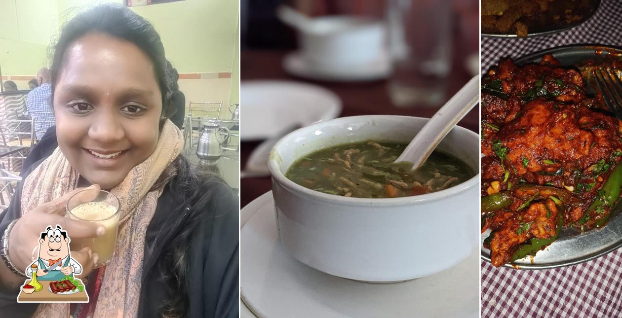 Baby back ribs at Santosh Hotel