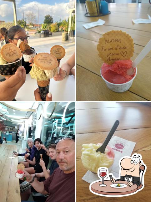 Cibo al Gelateria Aloha Mirabella
