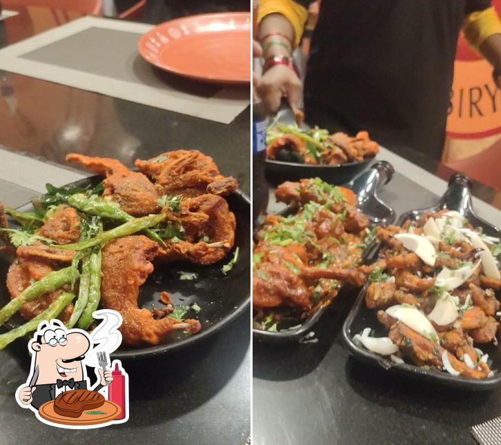 Naidu Gari Kunda Biryani - Rajahmundry serves meat meals