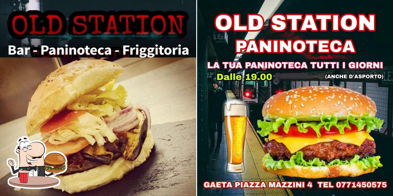 Gli hamburger di Old Station Caffetteria potranno incontrare molti gusti diversi