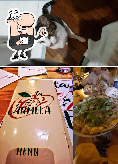 Gli interni di Pizzeria La Carmela