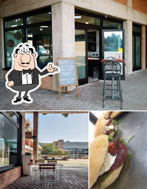 La foto della interni e cibo di La casa della focaccia