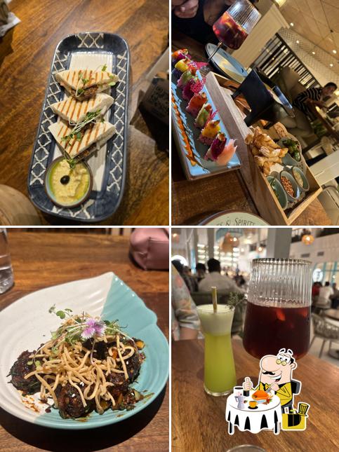 Food at Tales & Spirits Bistro