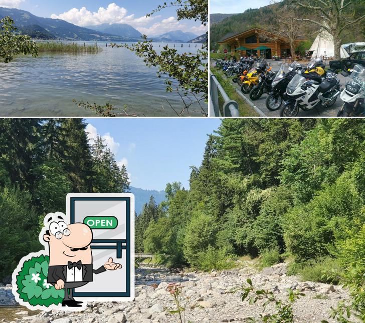 Goditi la vista dagli esterni di Restaurant Blockhus