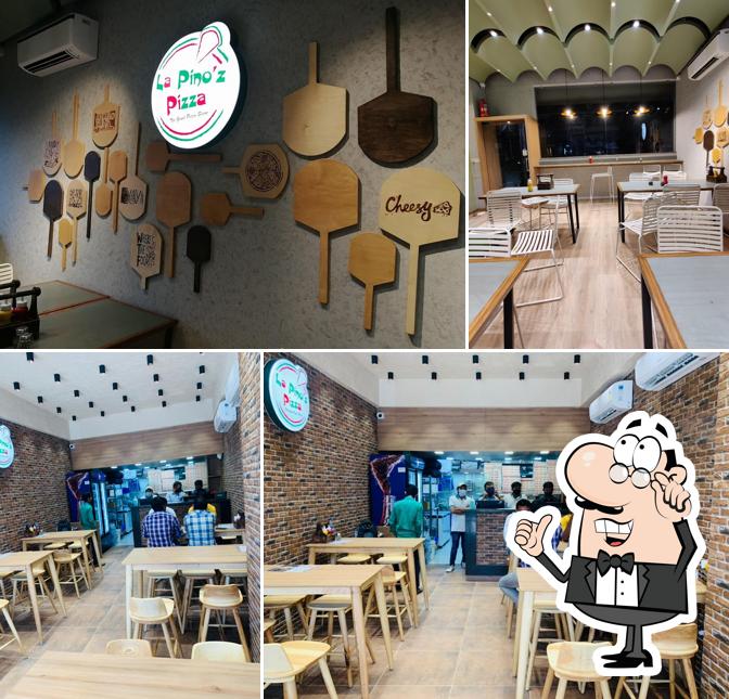 The interior of La Pino'z Pizza-Khokhra, Ahmedabad