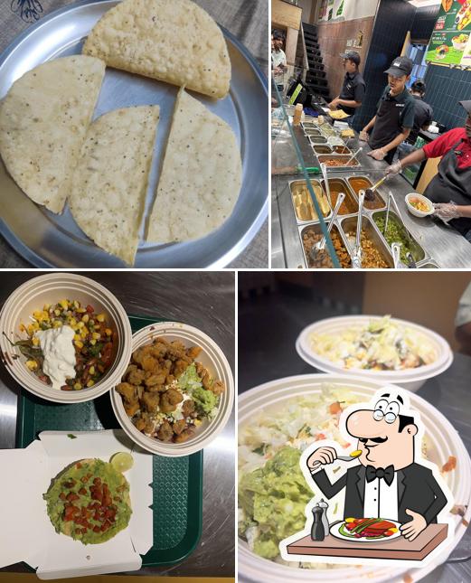 Food at California Burrito Mexican Kitchen @ Kamla Nagar