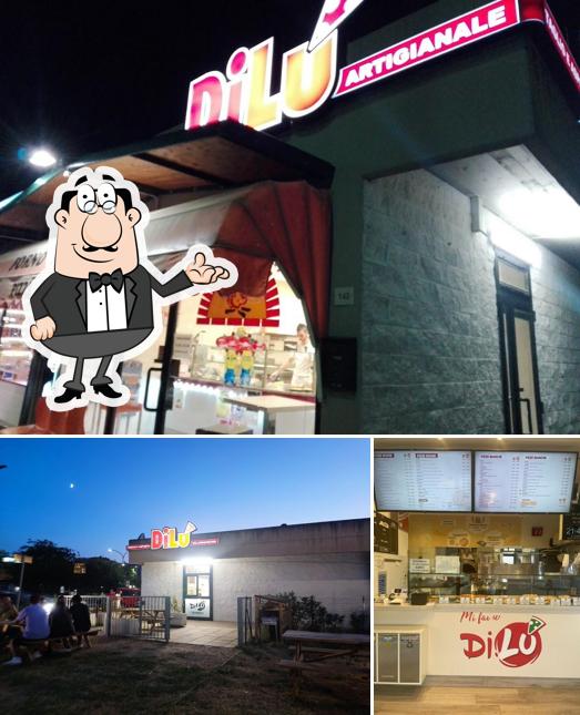 Gli interni di Pizzeria Dilù