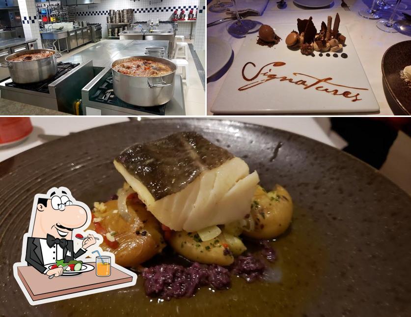 Mousse de chocolate em Restaurante Signatures