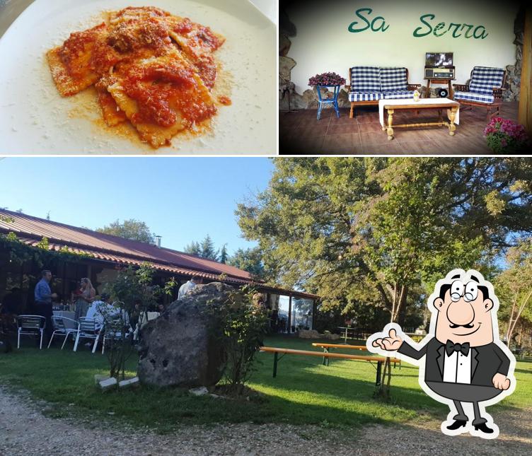 Tra le diverse cose da Agriturismo Sa Serra si possono trovare la interni e pizza