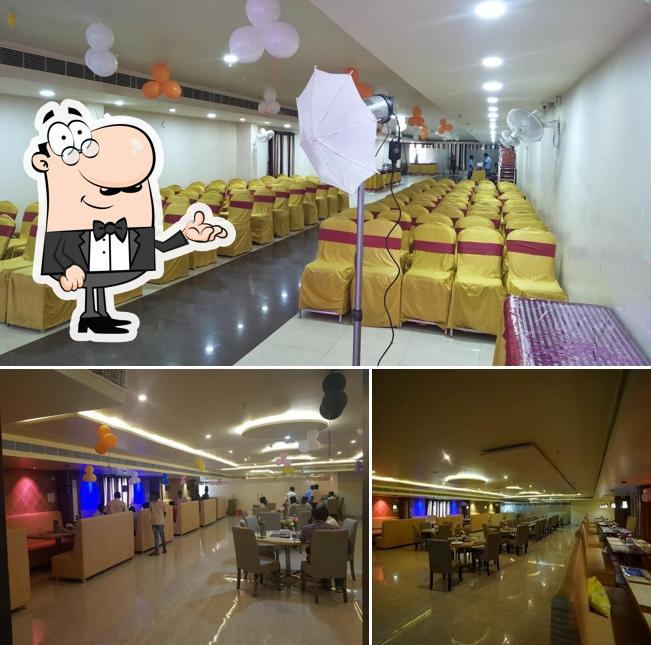 The interior of Atithi Delight Multi Cuisine Restyughaurant