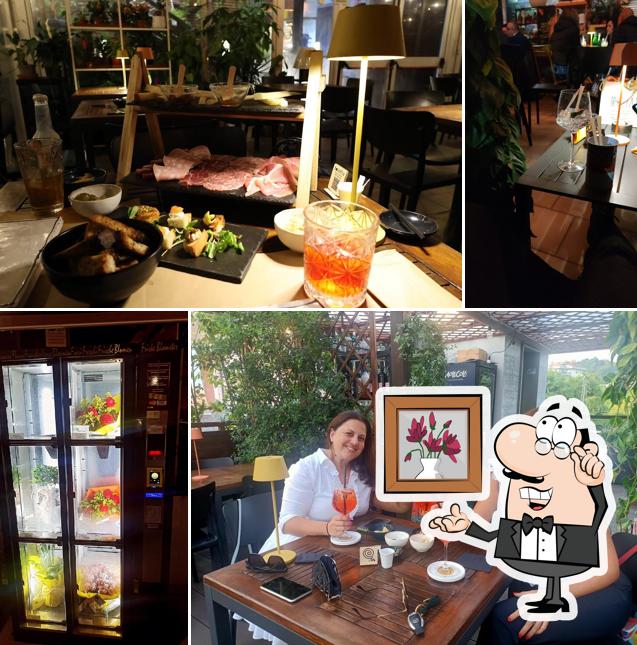 Gli interni di Botanico Roof&Aperitif Bar