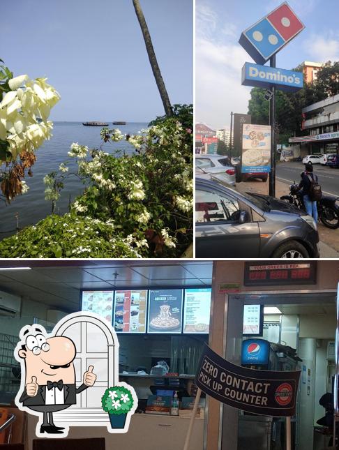 The restaurant's exterior and interior