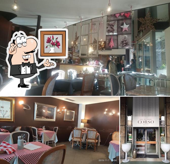 Gli interni di Il Corso Pizzeria Contemporanea Ristorante