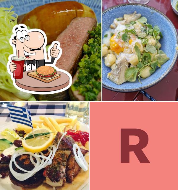 Prenditi un hamburger a Restaurant Krone