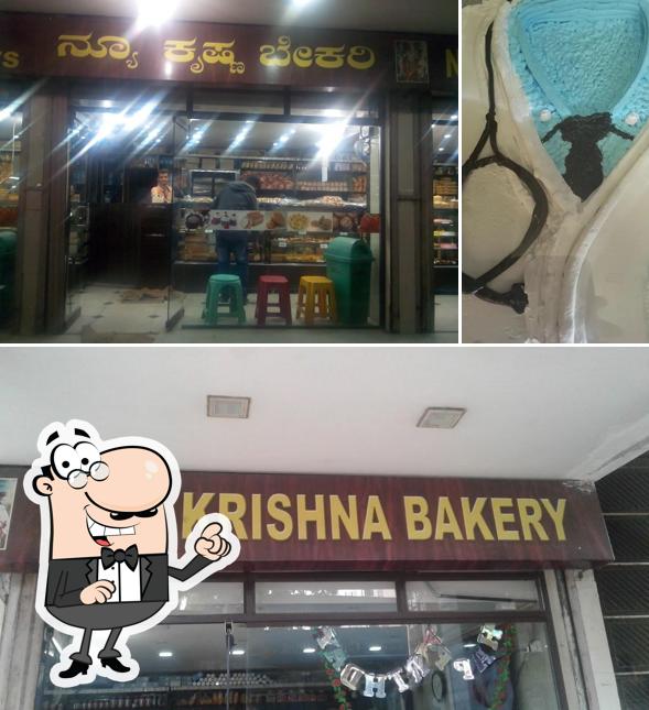The exterior of New Krishna Bakery