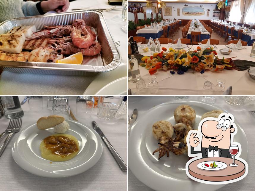 Cibo al Ristorante Trattoria alla Cacciatora