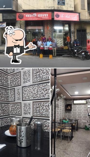 This is the picture displaying interior and exterior at The Thali Walla Restaurant