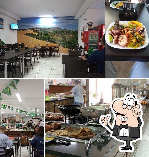 O interior do Restaurante Seara