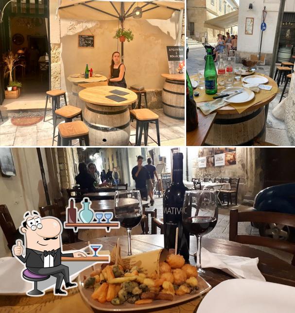 Gli interni di Re Mida Enogastronomia