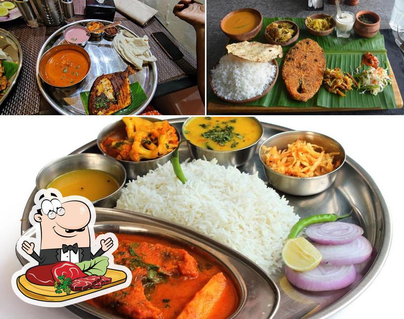 Pick meat dishes from the menu