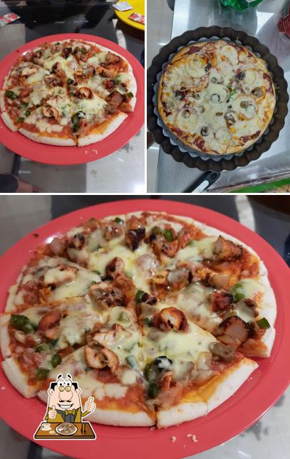 Get pizza at Le Pepper Restaurant A/C