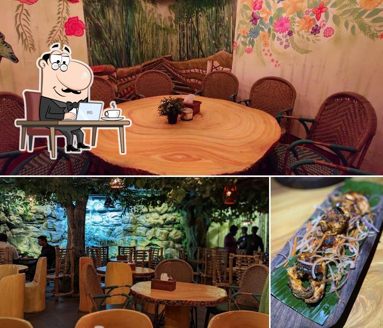 The interior of Maredumilli - The Forest Grill & Bar and The Up Hill