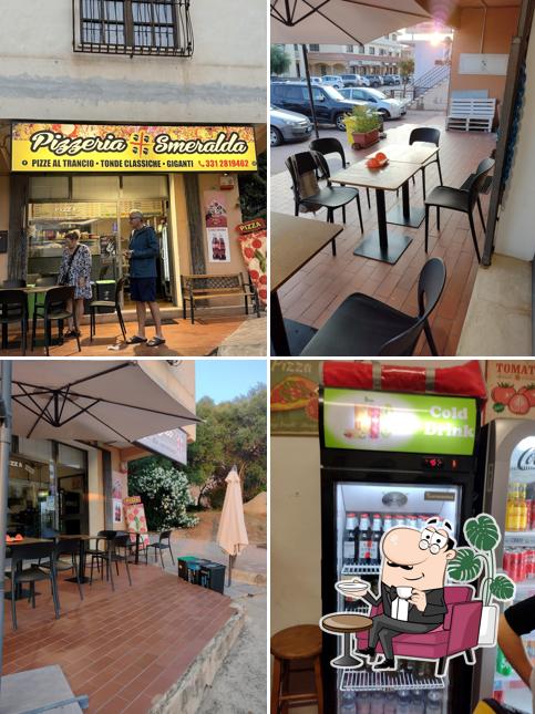 Gli interni di Pizzeria al taglio smeralda