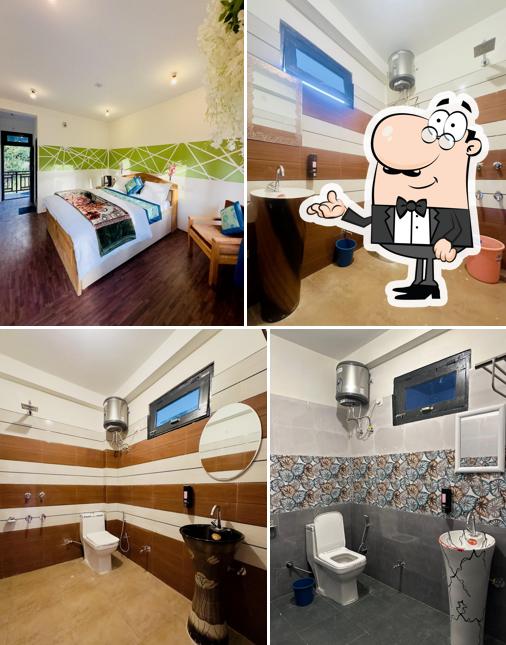 Take a seat at one of the tables at Rare House Stay Cafe Treks Tattoo Art Events