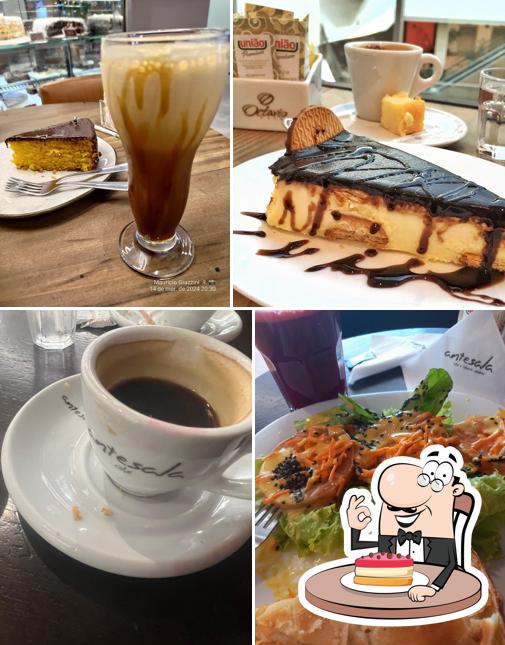 Bolo de queijo em Antesala Café