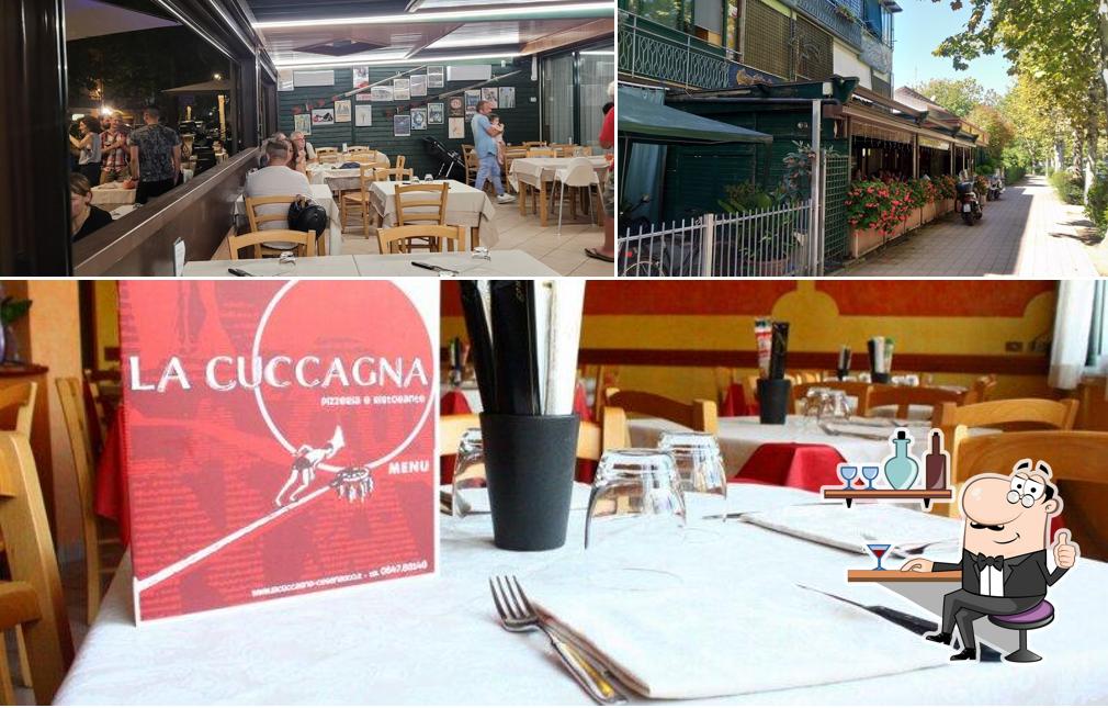 La foto di interni e esterno da Ristorante La Cuccagna