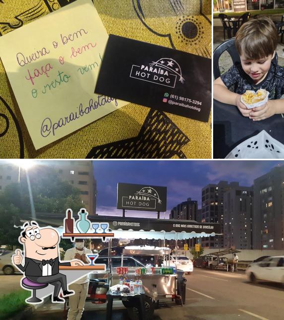 O interior do Paraíba Hot Dog - Avenida Jequitibá