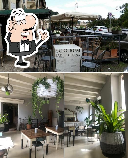 Gli interni di Sciò Rum