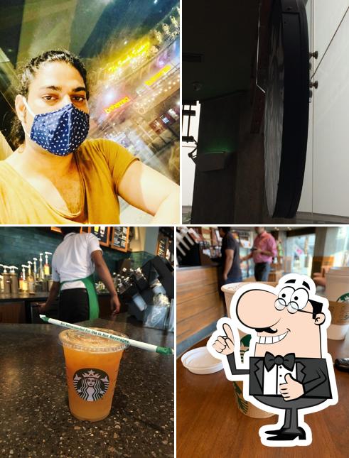 Look at the picture of Starbucks