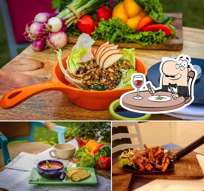 Food at Teaspoon Garden Cafe