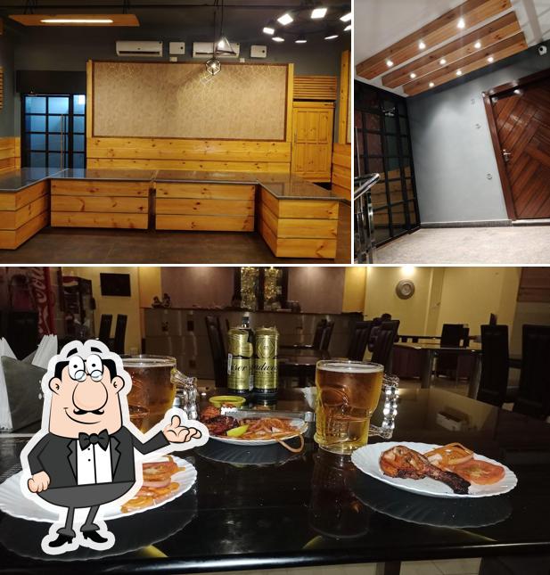 Take a seat at one of the tables at The Lords Bar & Restaurant