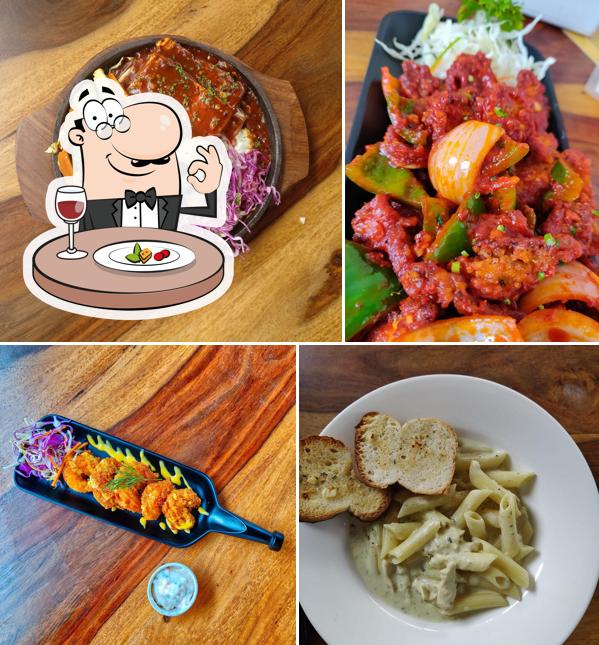 Food at Burnout Cafe