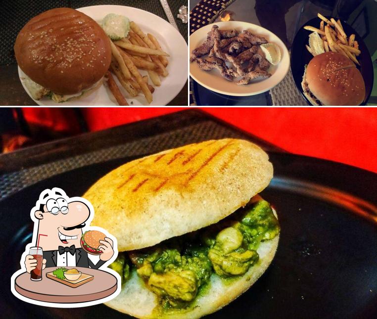 Cafe Basil serves a range of options for burger lovers