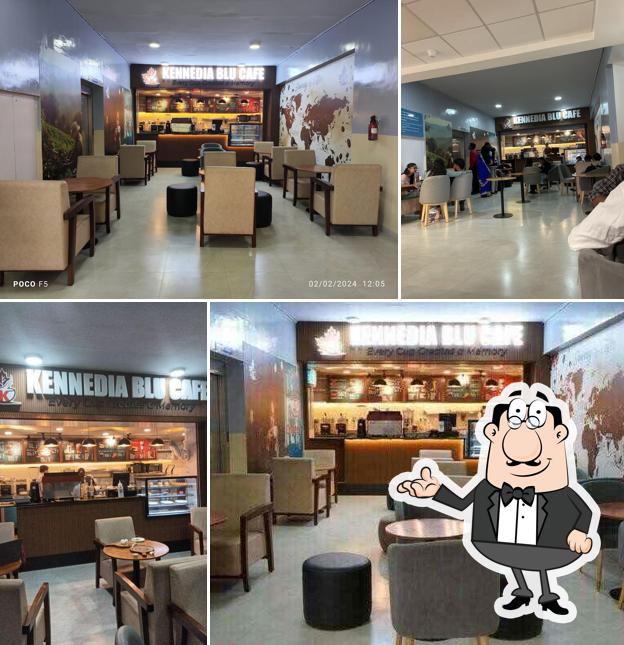 Check out how Kennedia Blu Cafe looks inside