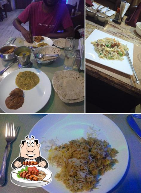 Food at Lazeez Restaurant