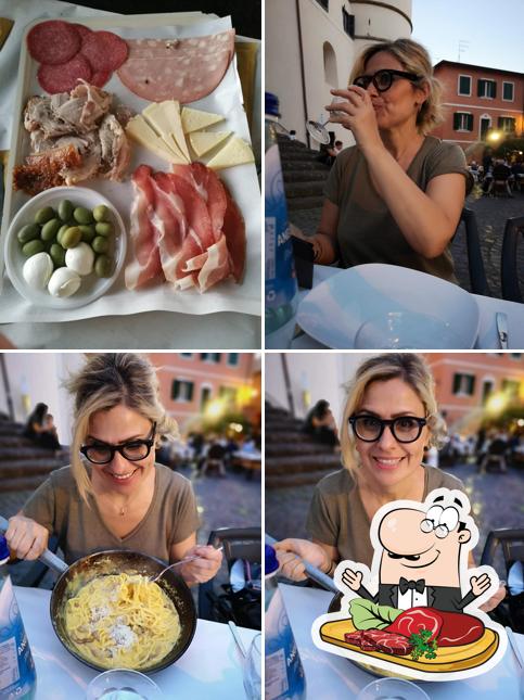 Prova i piatti di carne a Cantina Ceccarelli