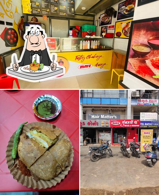 MMV Mumbaiya Misal & Vadapav Hathijan is distinguished by food and interior