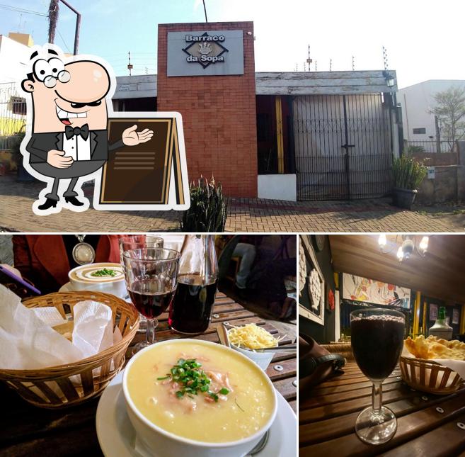 O exterior do Restaurante Barraco da Sopa