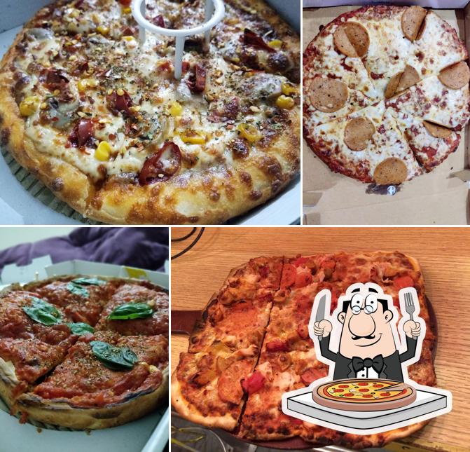 Pick pizza at Insta Pizza